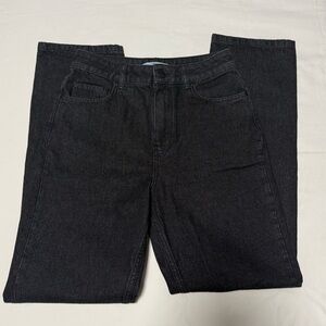 ANTONIO MELANI Black Straight Leg Jeans